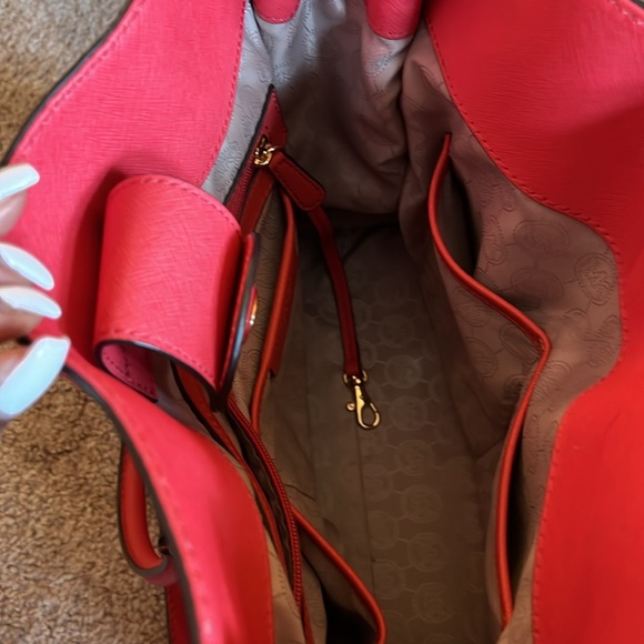 Coral Colored Purse - Picture 7 of 11